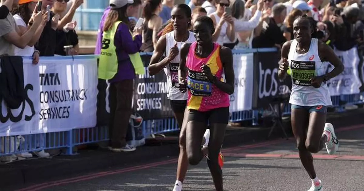 Assefa sets women's only record to win London Marathon women's race after late breakaway