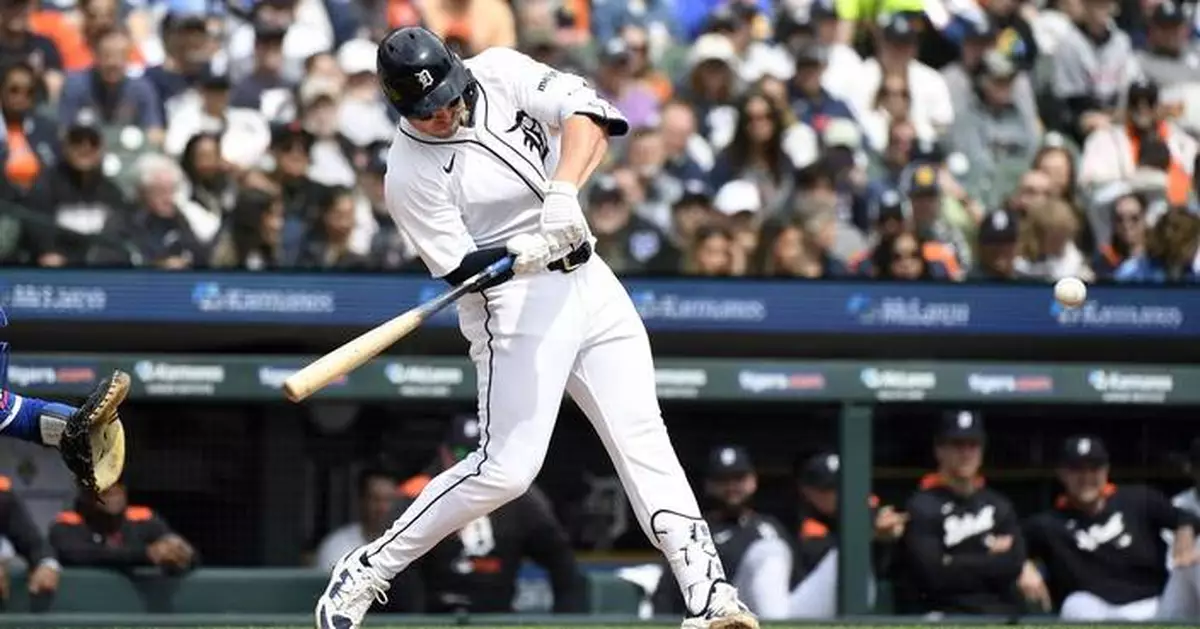 Torkelson hits 3-run homer, Tigers win 3-1 and send Royals to 6th straight loss