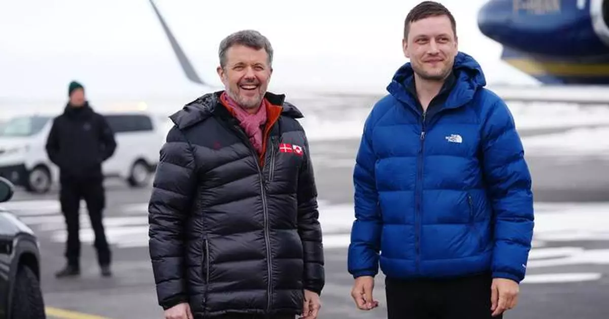 Danish king arrives in Greenland as Trump eyes strategic Arctic island