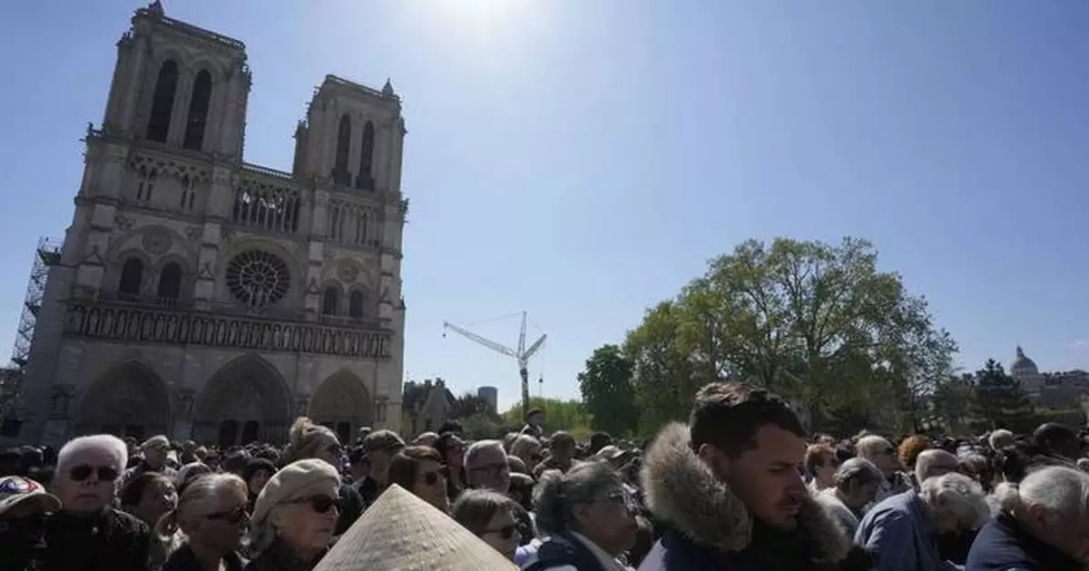 Worshippers return to restored Notre Dame for Easter rituals with emotion and awe