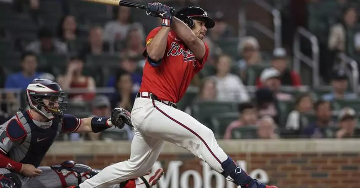 Harris has 2 hits and 2 RBIs, Baldwin hits pinch-hit single in 8th to help Braves beat Twins 6-4