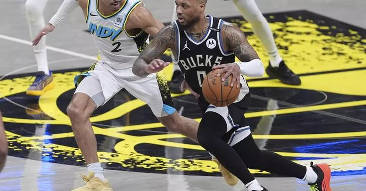 Siakam, Haliburton's double-doubles lead Pacers past Bucks 123-115 for 2-0 series lead