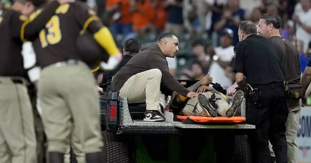 Padres' Arraez out of the hospital after collision at first base