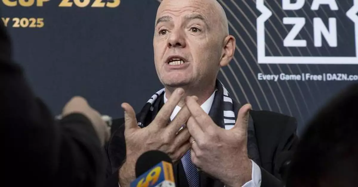 FIFA chief Infantino praises impact of expanded tournaments in speech to Asian soccer group