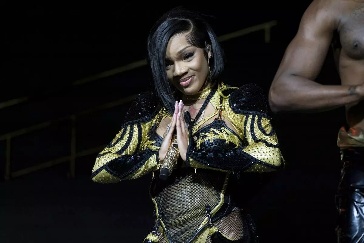 GloRilla performs during the first weekend of the Coachella Valley Music and Arts Festival at the Empire Polo Club on Friday, April 11, 2025, in Indio, Calif. (Photo by Amy Harris/Invision/AP)