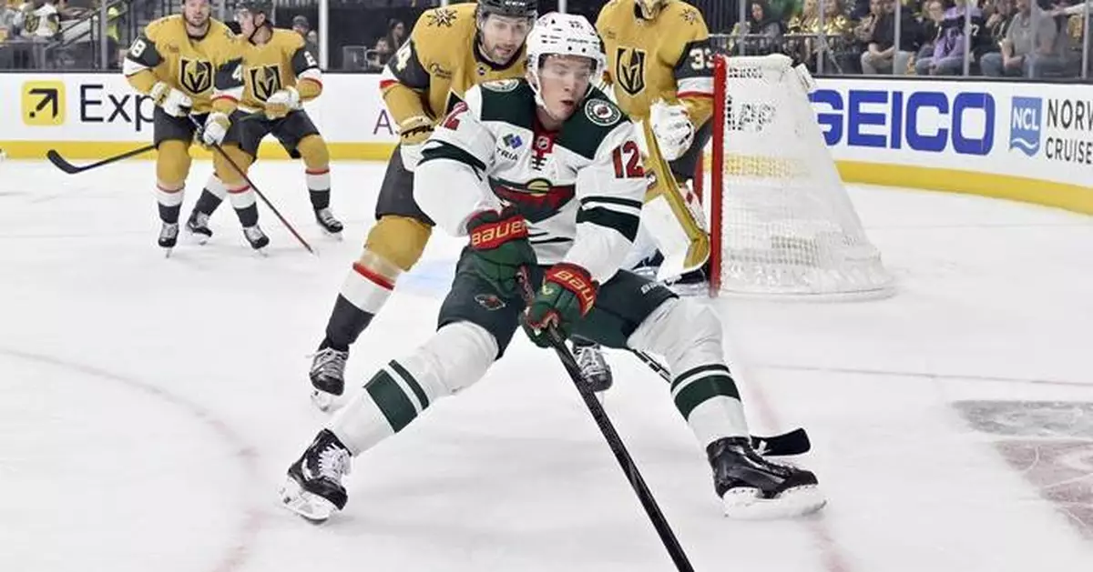 Wild's top line more than the Golden Knights can handle through first 2 games