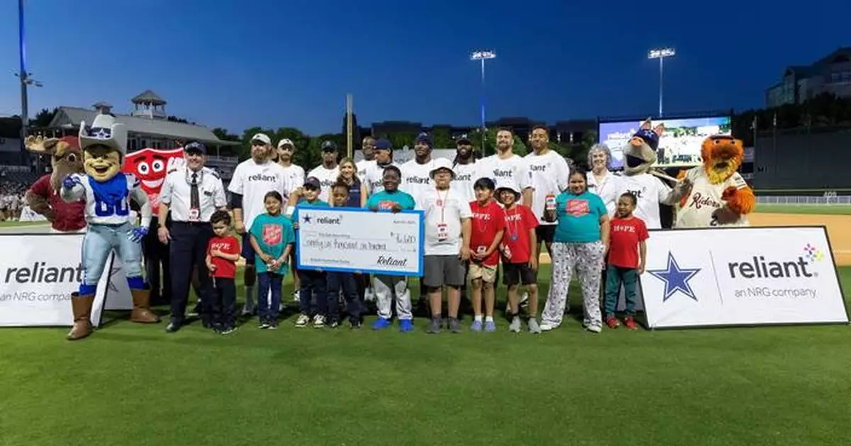 Reliant Home Run Derby with Dallas Cowboys Knocks it Out of the Park Surpassing $1 Million for DFW Nonprofits