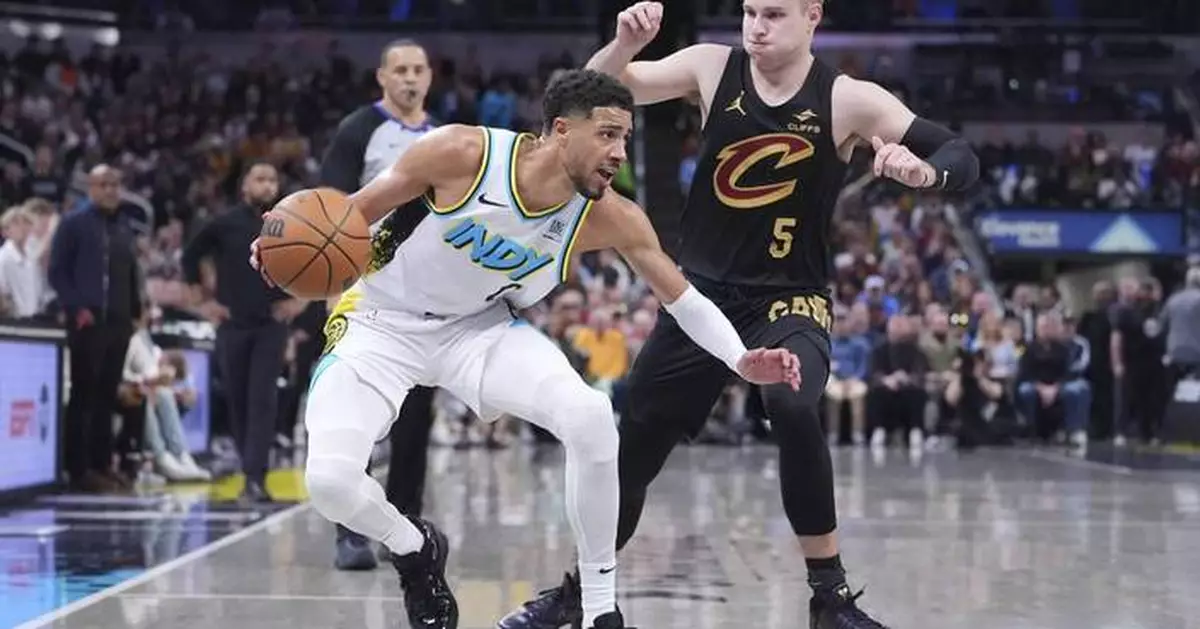 Haliburton scores 23, Pacers secure top-four seed in East with 114-112 win over short-handed Cavs
