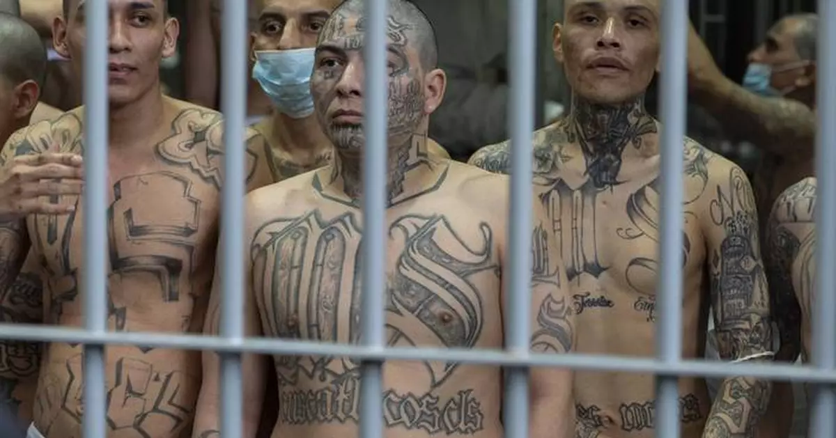 AP PHOTOS: A look at the huge prison in El Salvador linked to US deportations