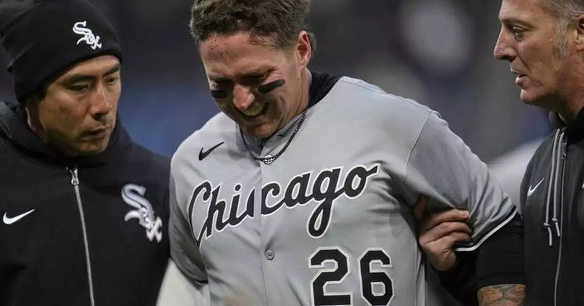 White Sox catcher Korey Lee suffers ankle injury during 6th inning against Guardians