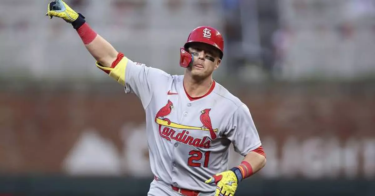 Nolan Gorman delivers key hit as Cardinals pull away from Braves 10-4