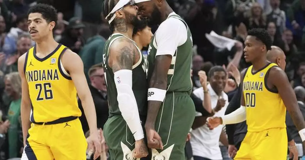 Trent ties Bucks playoff mark with 9 3s, he and Giannis score 37 in 117-101 Game 3 win over Pacers