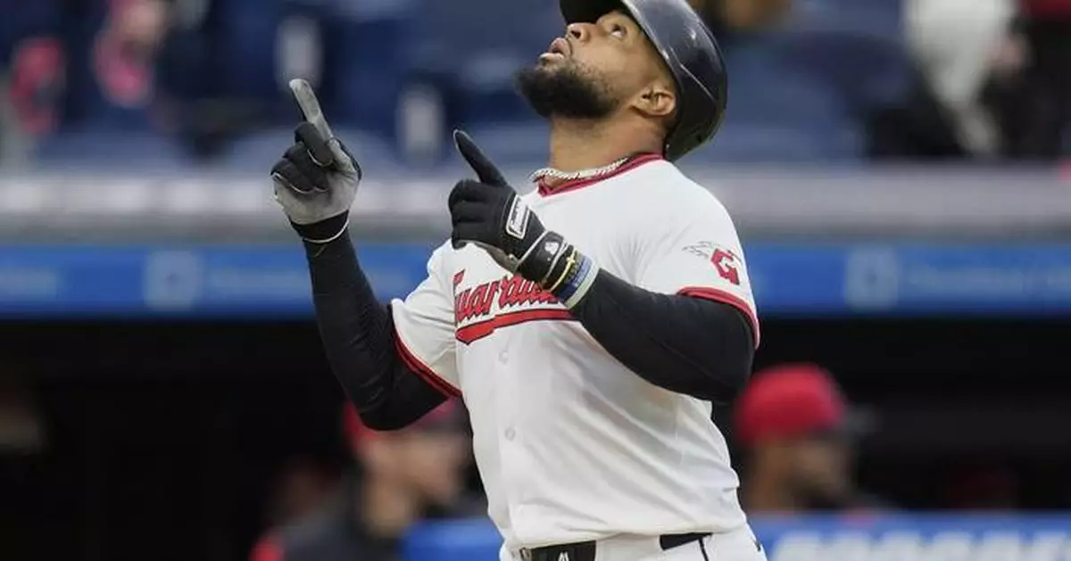 Santana homers and Guardians hold on for 3-2 win over White Sox in unusual finish
