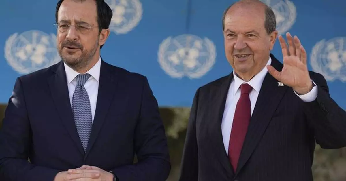 Rival leaders of split Cyprus make inroads to work together but rift remains