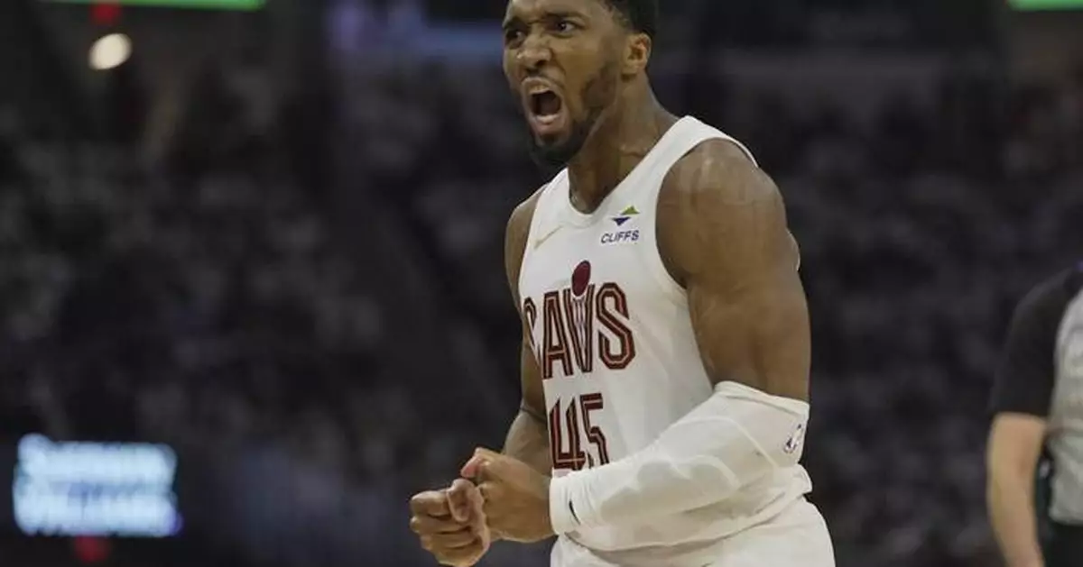 Mitchell, Jerome help Cavaliers rout Heat 121-100 in Game 1 of 1st-round series