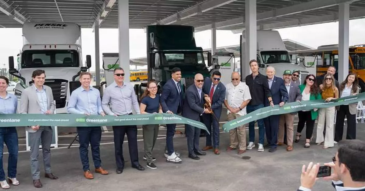 Greenlane Opens Flagship Charging Hub in SoCal, Advancing Zero-Emission Freight on I-15