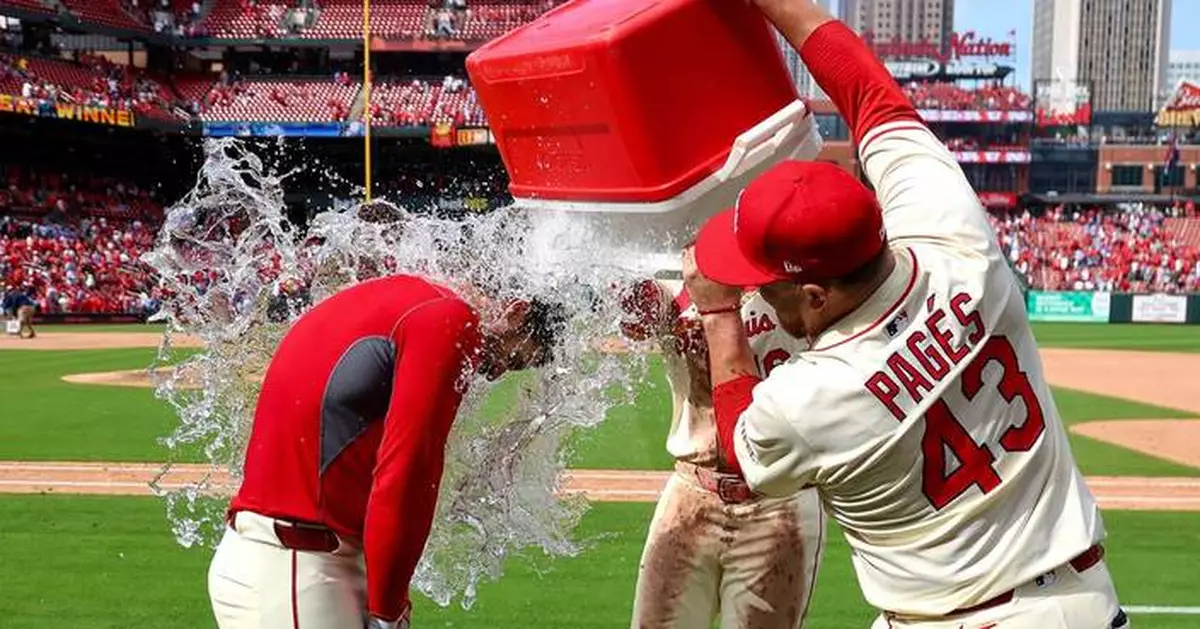 Arenado's walk-off home run lifts Cardinals over Brewers 6-5 after blown 5-0 lead