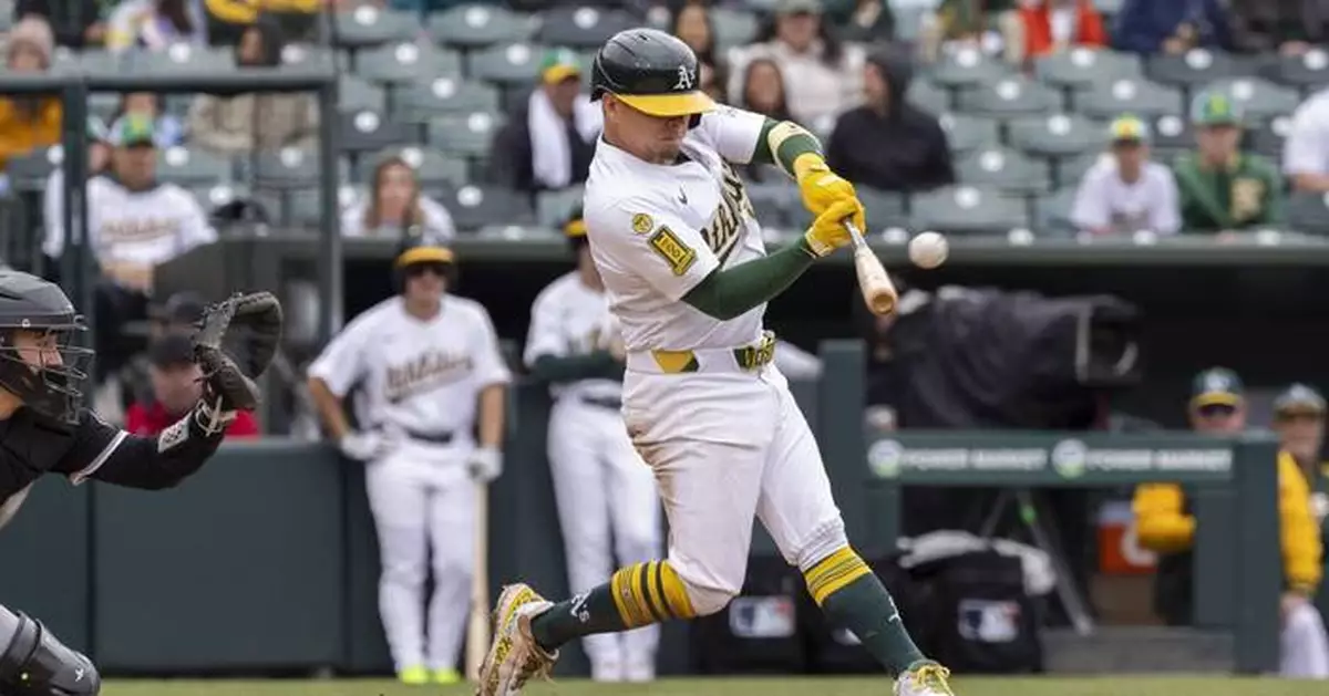 Luis Urías hits 2-run HR in 10th inning to help Athletics beat White Sox 3-2
