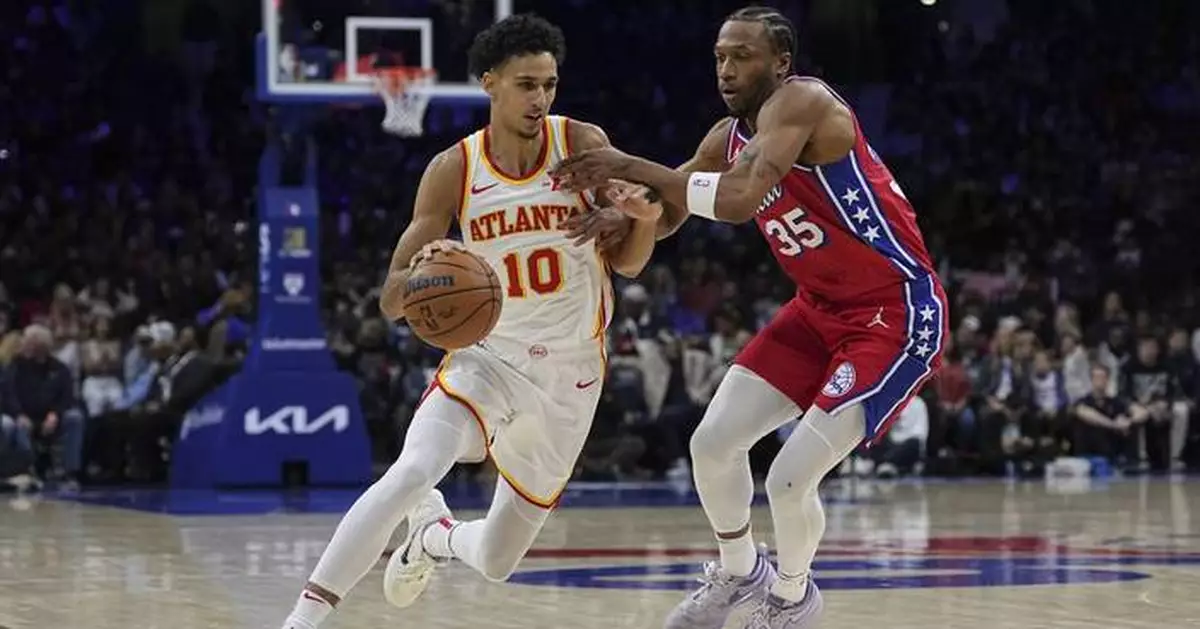 Hawks' Risacher enters play-in as the last man standing from French players to top last 2 NBA drafts