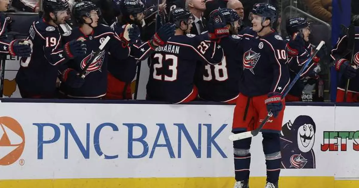 Jenner caps Blue Jackets' 3-2 comeback victory as Sabres' winning streak is stopped at 5