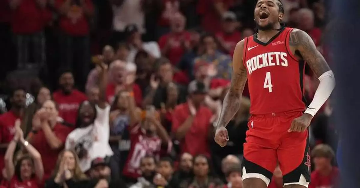 Jalen Green makes eight 3s with 38 points to help Rockets even series with 109-94 win over Warriors