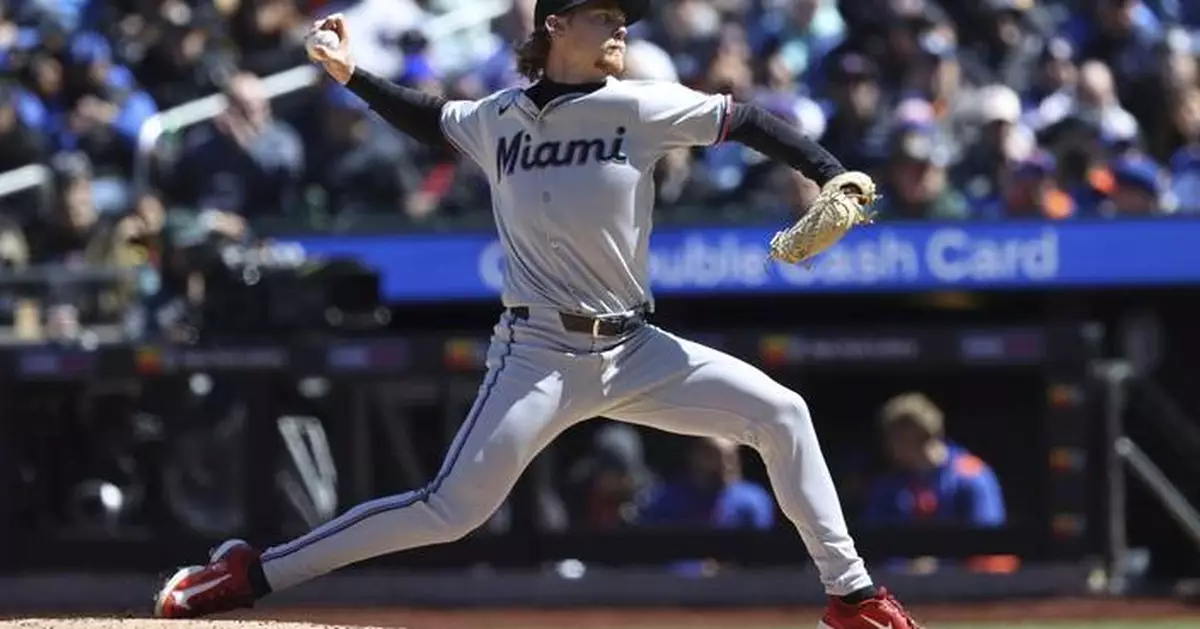 Max Meyer flirts with a no-hitter, Marlins beat Mets 5-0