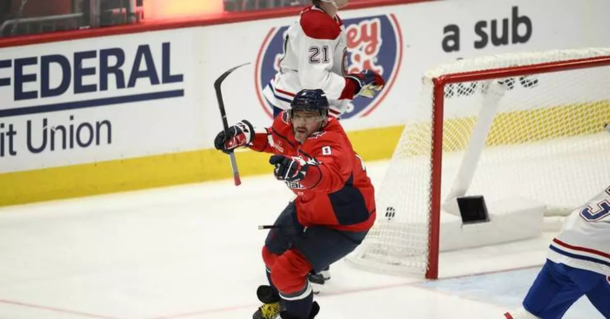 Ovechkin scores his 1st playoff overtime goal as the Capitals beat the Canadiens 3-2 in Game