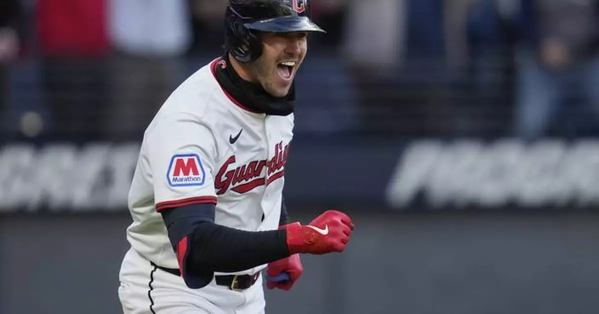 Nolan Jones draws walk with bases-loaded to give Guardians 1-0 victory over White Sox in home opener