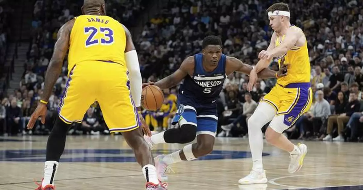 Wolves top Lakers 116-104 in Game 3 to take series lead behind both-ways standout Jaden McDaniels