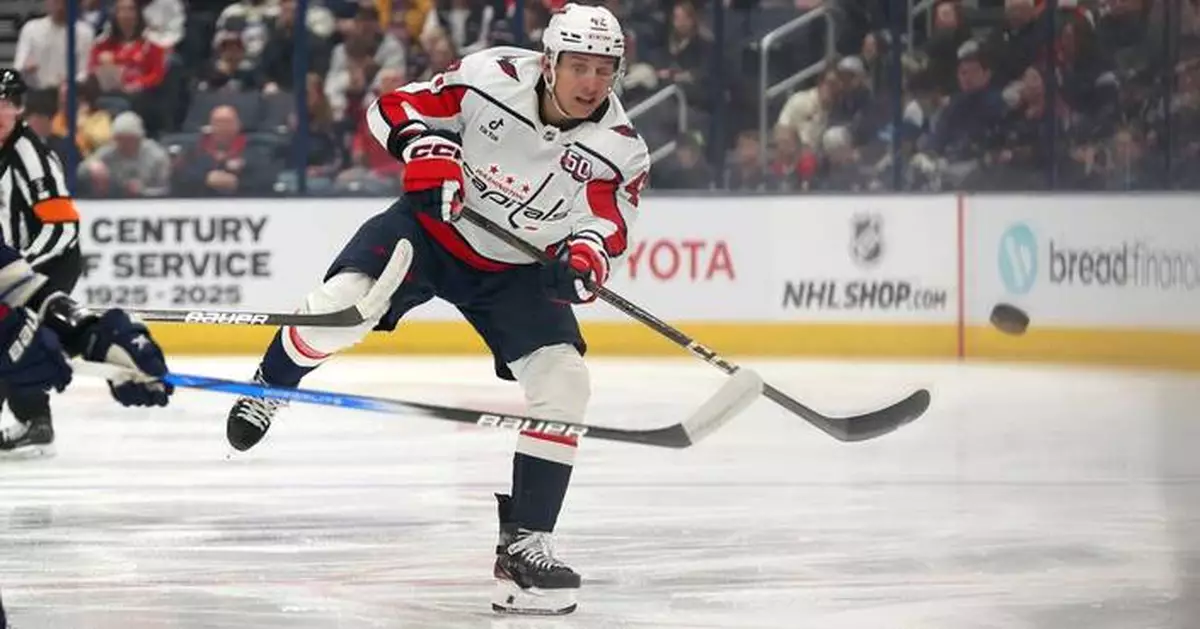 Capitals defenseman Martin Fehervary is out for the playoffs after having knee surgery