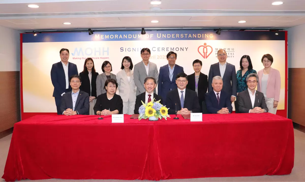 Hospital Authority and Singapore MOH Holdings renew three-year Memorandum of Understanding Source: HKSAR Government Press Releases