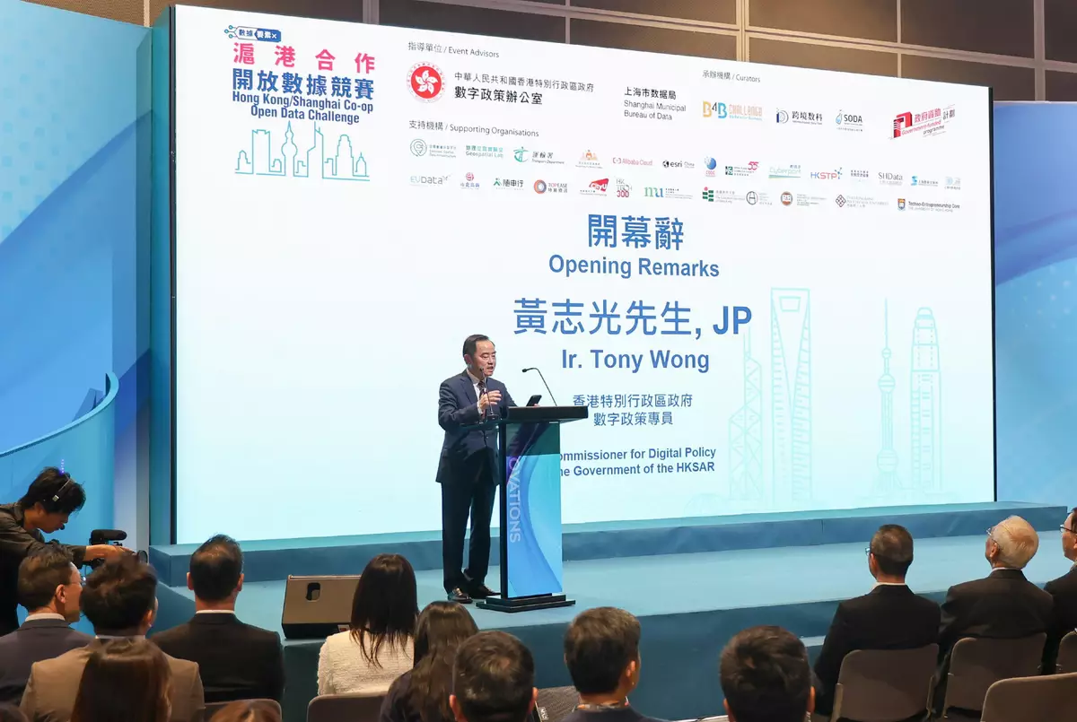 Hong Kong/Shanghai Co-operation Open Data Challenge 2025 promotes collaborative development of digital economy in two cities Source: HKSAR Government Press Releases