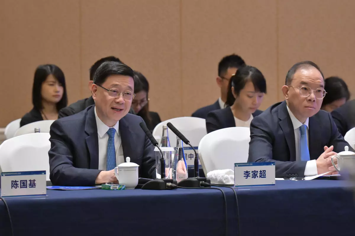 High-Level Meeting cum First Plenary Session of Hong Kong/Zhejiang Co-operation Conference held in Hangzhou Source: HKSAR Government Press Releases