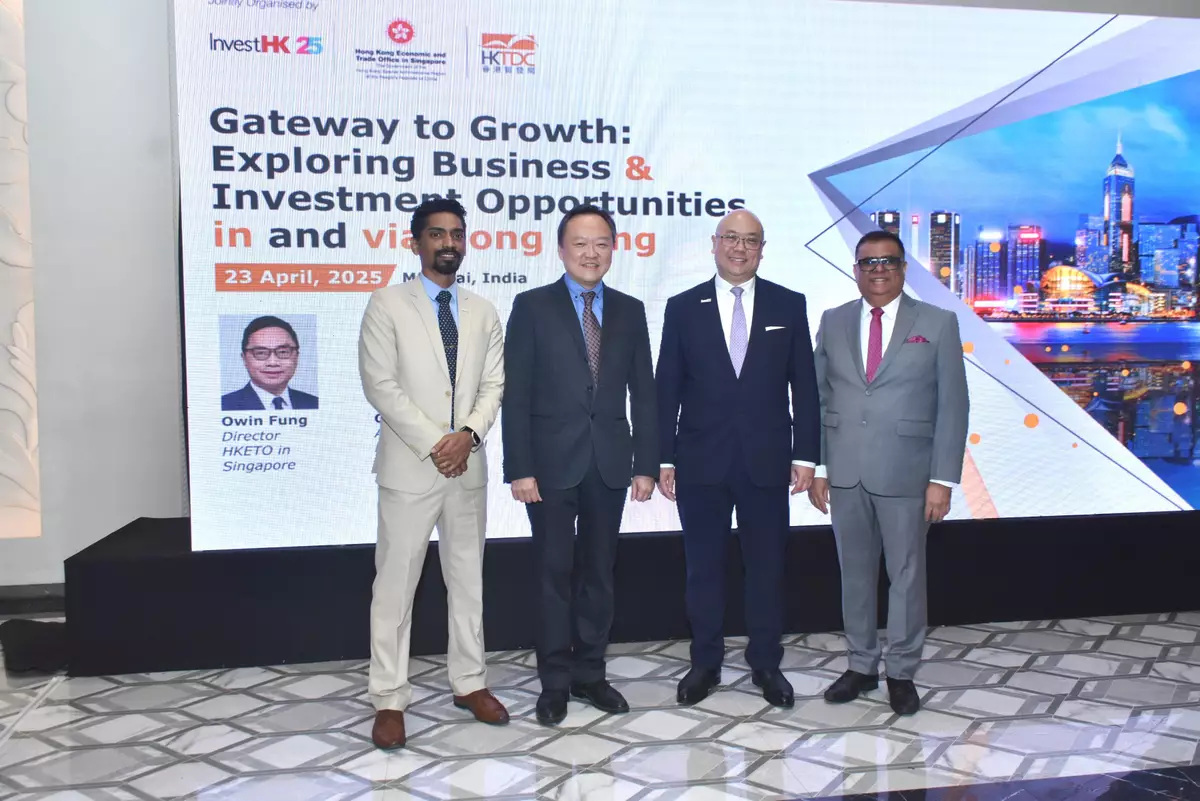 InvestHK, HKETO Singapore and HKTDC jointly hold seminar in India to promote Hong Kong's business advantages and opportunities Source: HKSAR Government Press Releases