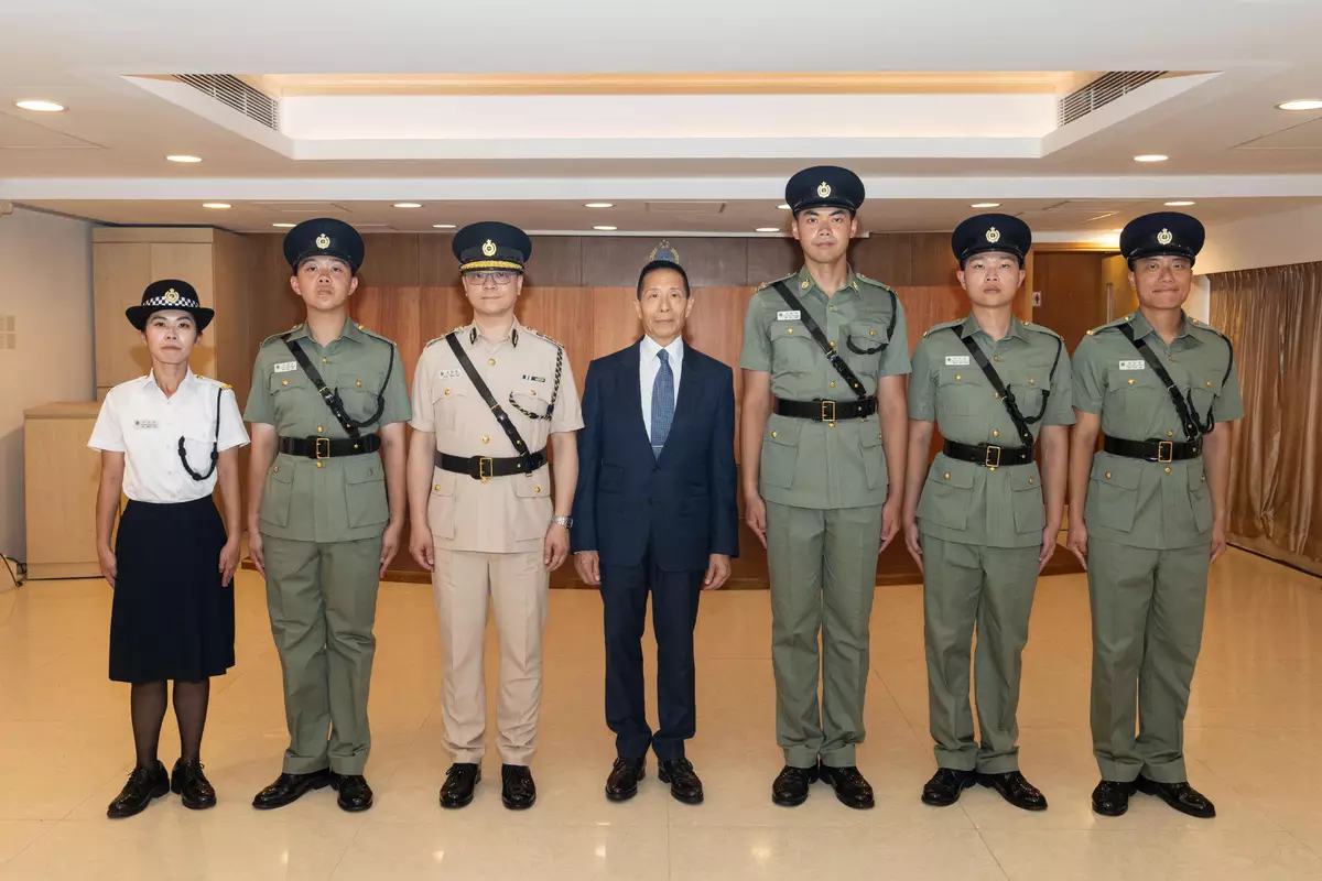 CSD holds passing-out parade Source: HKSAR Government Press Releases