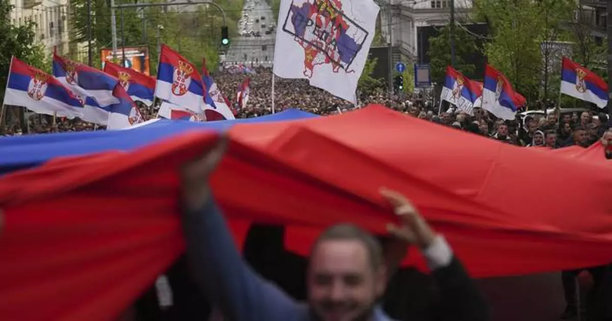 Serbia's populist president demands order after months of anti-corruption protests shaking his rule