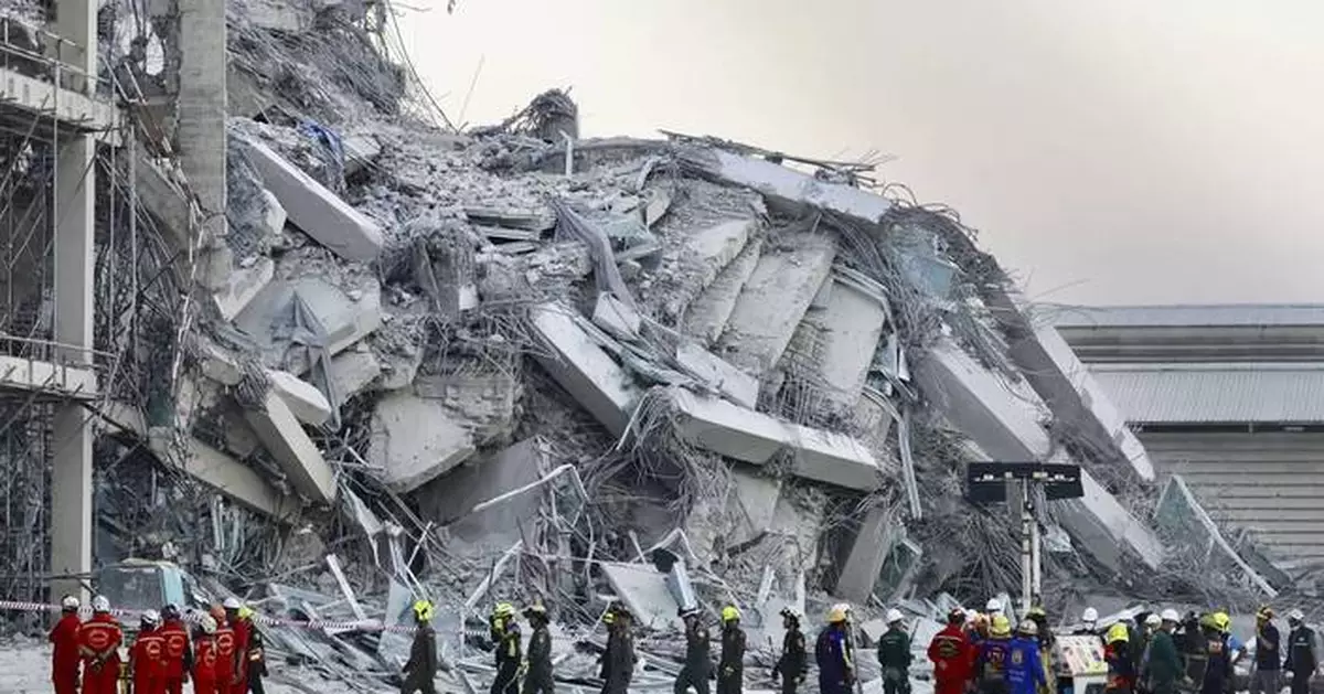 Thai-Chinese company denies flouting safety measures in probe of skyscraper collapse following quake