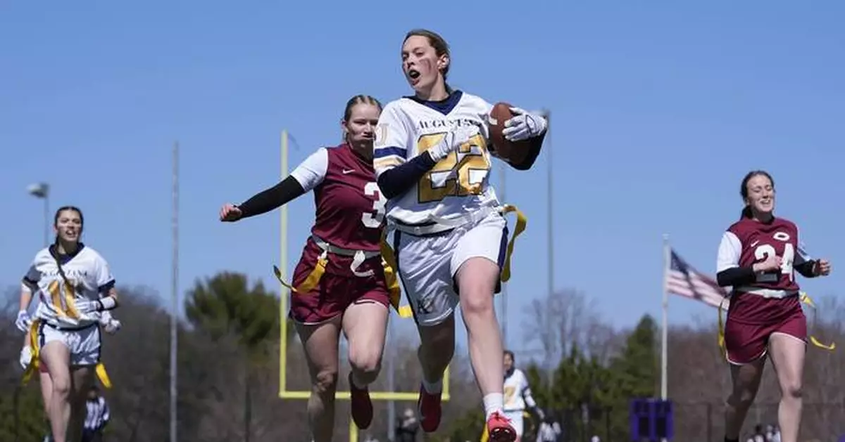 Women's flag football grows on college campuses, from startup clubs to varsity teams with NFL boost