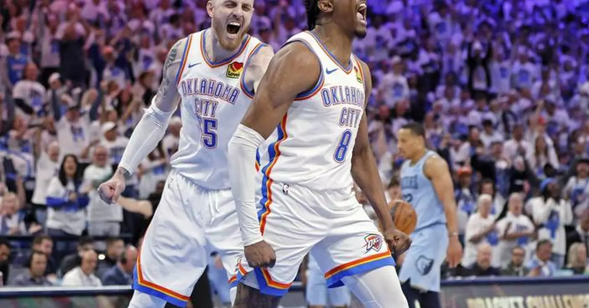 Thunder beat Grizzlies 131-80 in Game 1, 5th-biggest margin of victory in NBA postseason history
