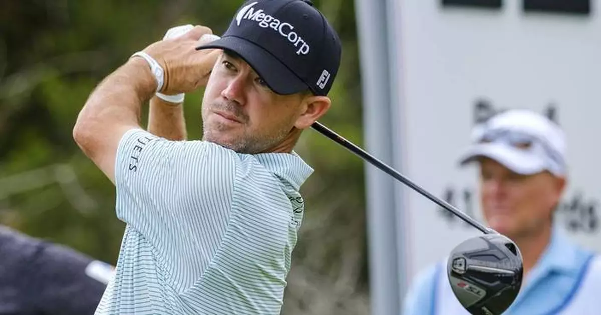 Brian Harman survives the wind and leads Texas Open