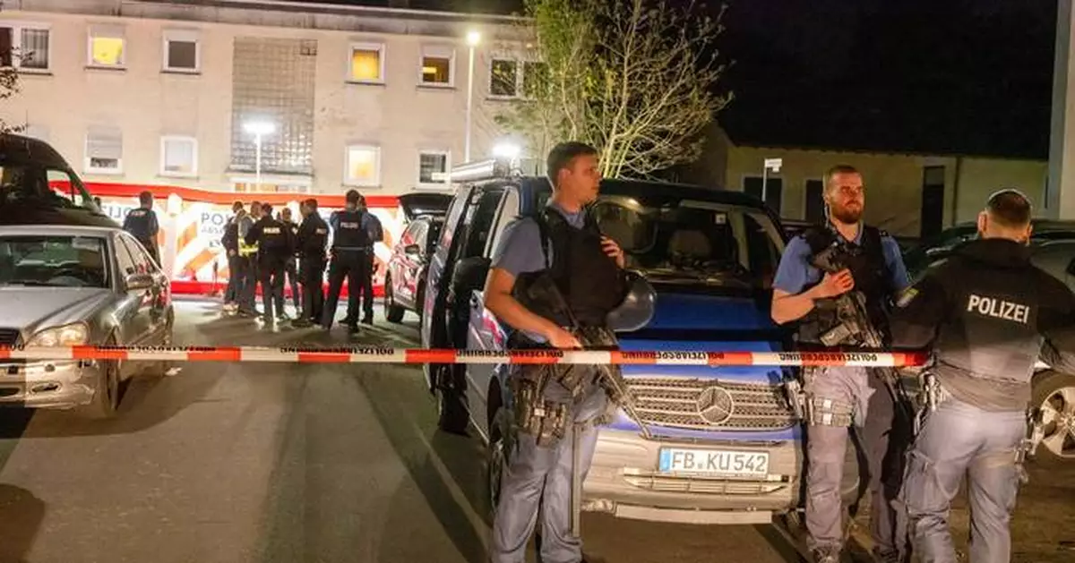 Police in central Germany hunt for a suspect on the run after 2 people were shot dead