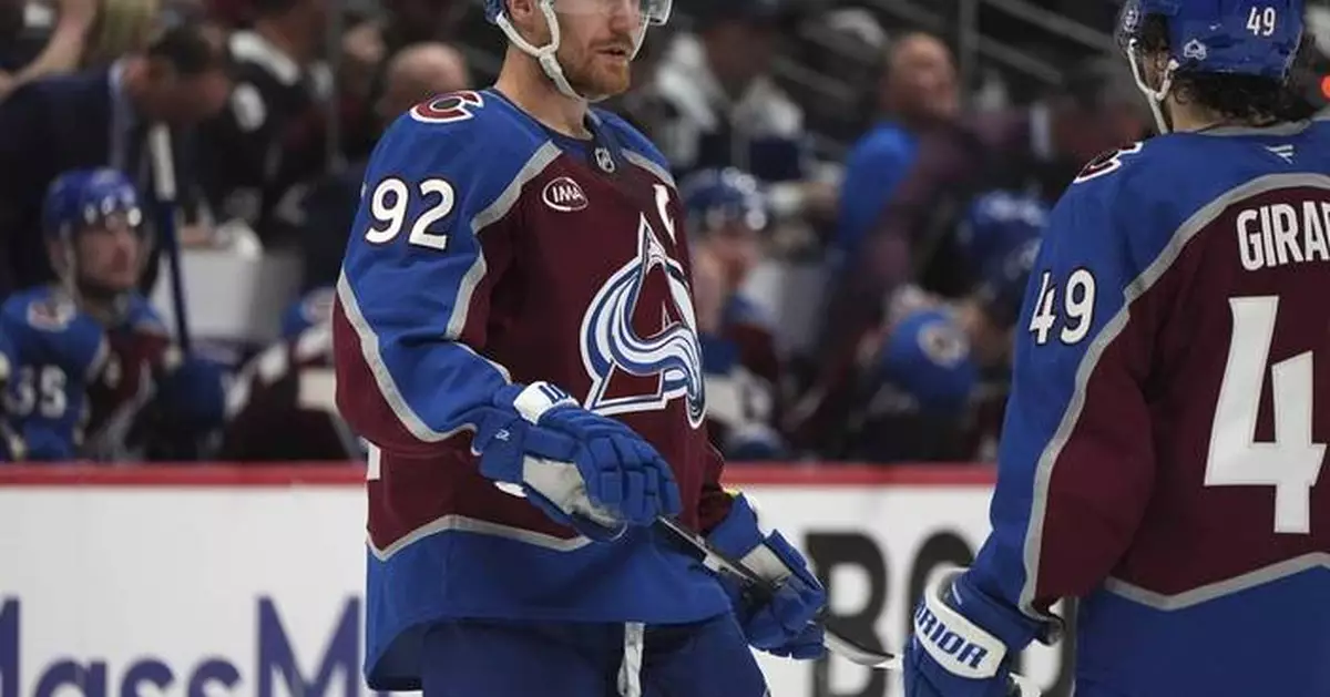 Avs captain Gabriel Landeskog soaks in the moment after scoring 1st goal in nearly 3 years in Game 4