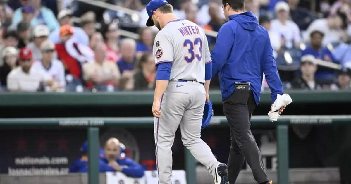 Mets reliever A.J. Minter goes on the injured list with a strained left lat