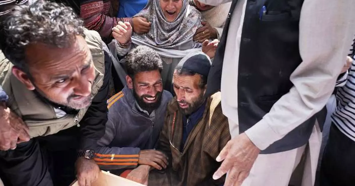 AP PHOTOS: Attack on tourists in Indian-controlled Kashmir