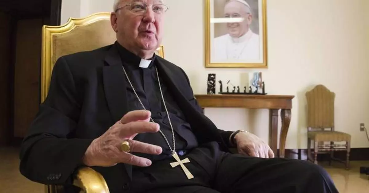 An Irish-born American cardinal is entrusted as the 'camerlengo,' running the Holy See between popes