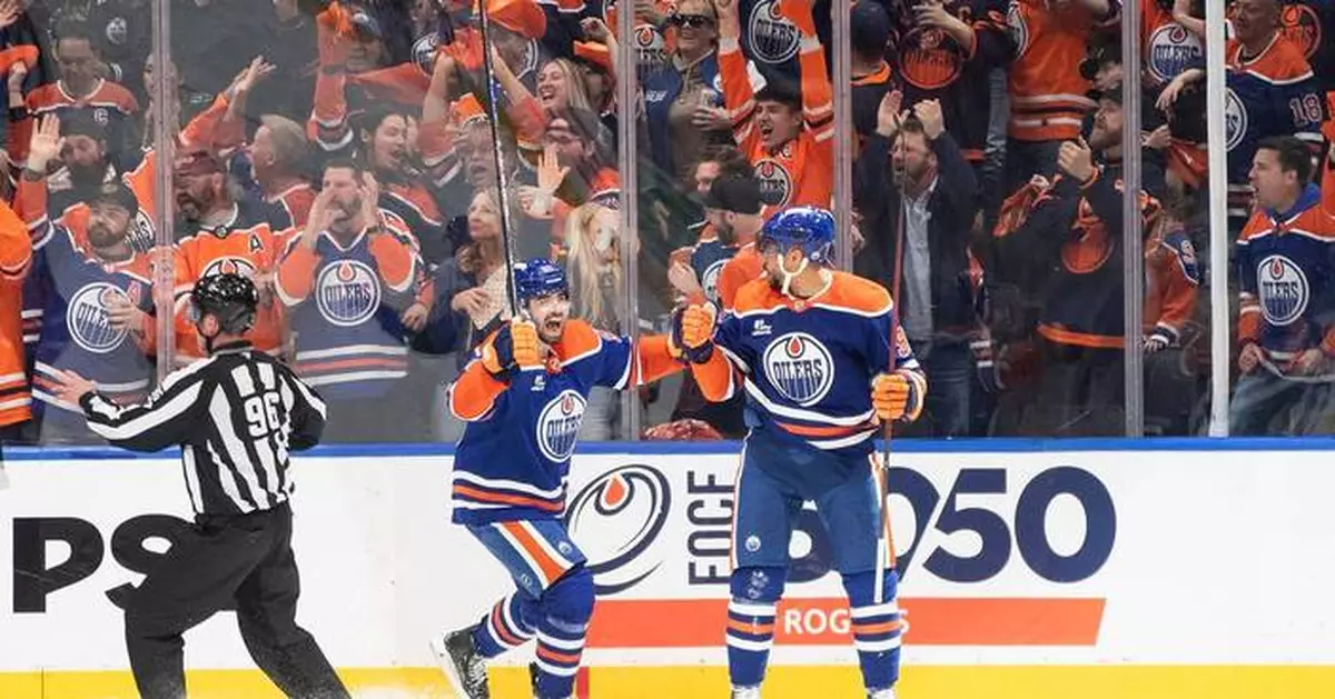 Oilers beat Los Angeles 7-4 to cut the Kings’ series lead to 2-1