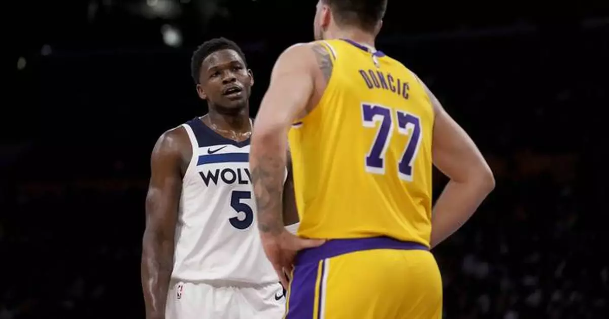 Luka scores 31, and the Lakers muscle past the Timberwolves 94-85 to even 1st-round series