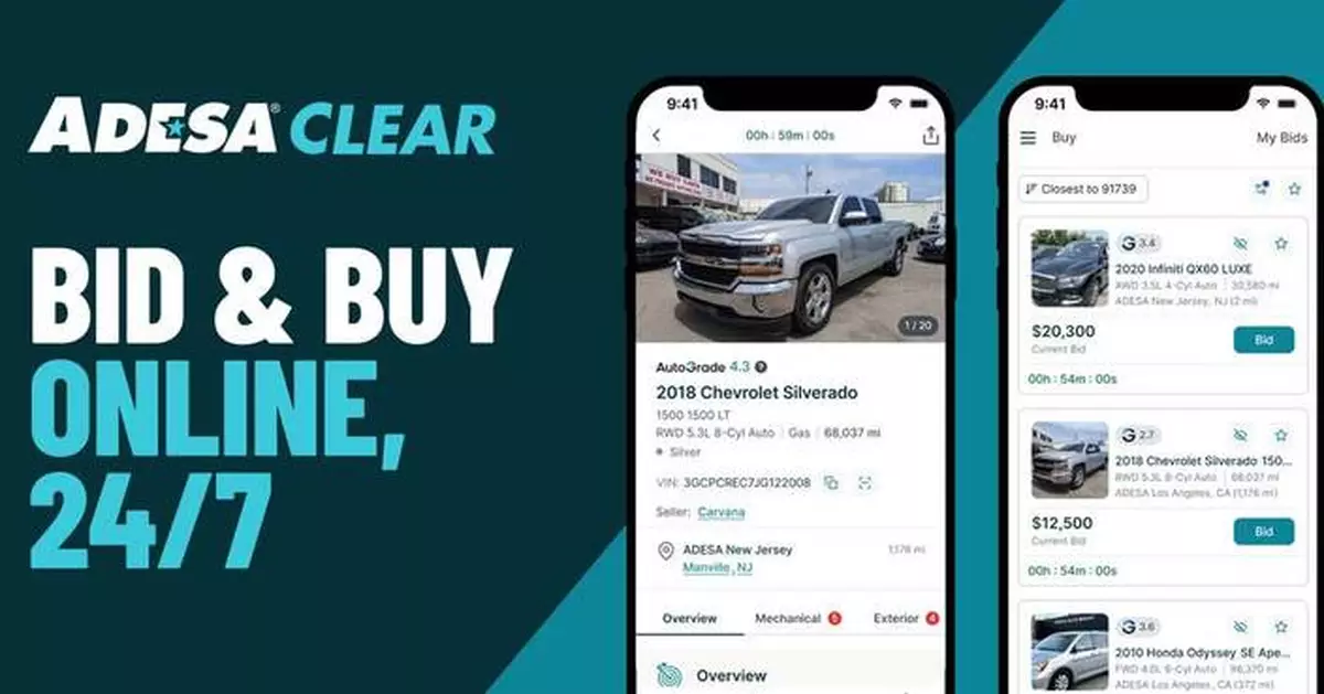 ADESA Clear Expansion Unlocks Seamless Digital Auction Offering for Wholesale Auto Buyers Across the Country