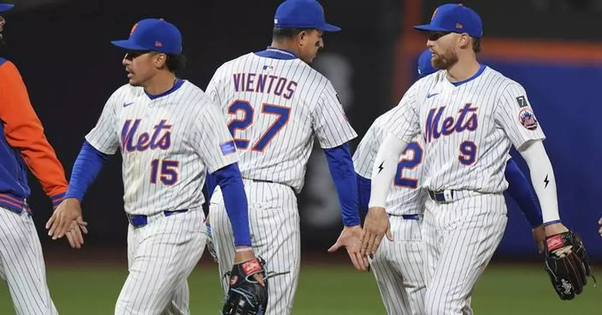 Vientos hits 1st home run of season and Mets beat Cardinals 4-1