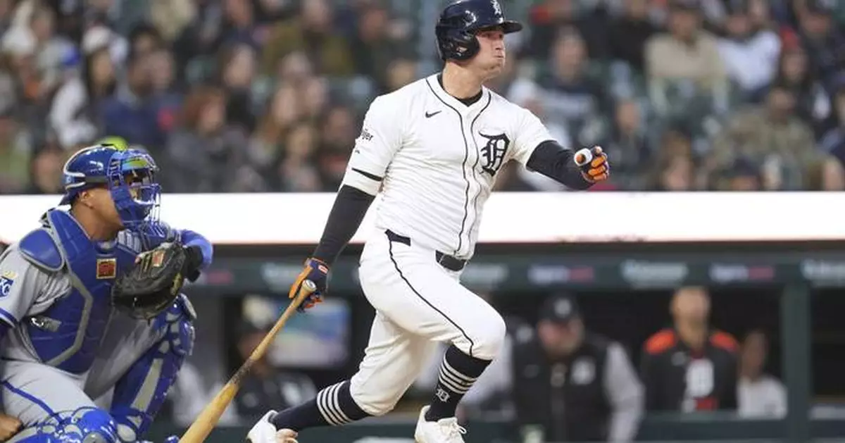 Riley Greene sheds slump with 3 hits, 2 RBIs as Tigers send Royals to their 4th straight loss, 6-1
